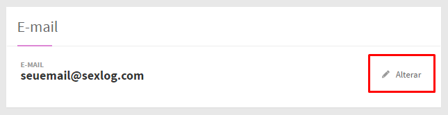 Seção E-mail
