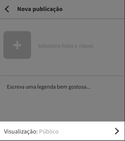 Configuração de privacidade