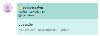 Comentário destacado