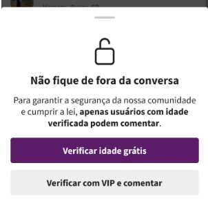 Processo de verificação gratuita