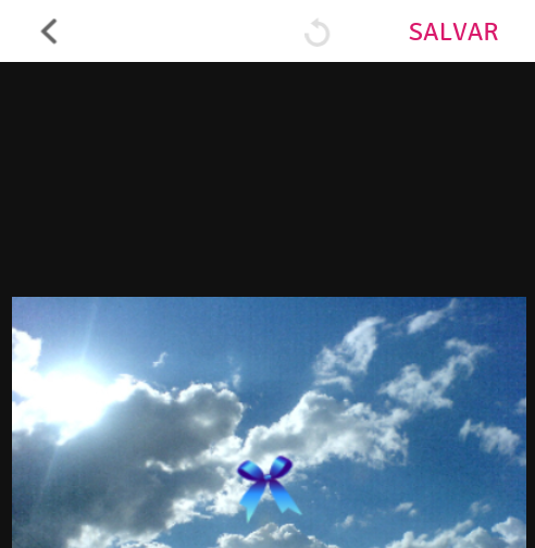 Salvando a foto