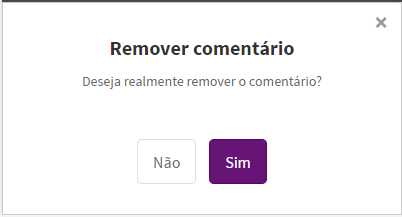 Excluir comentário 2