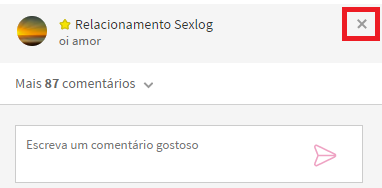 Excluir comentário 1